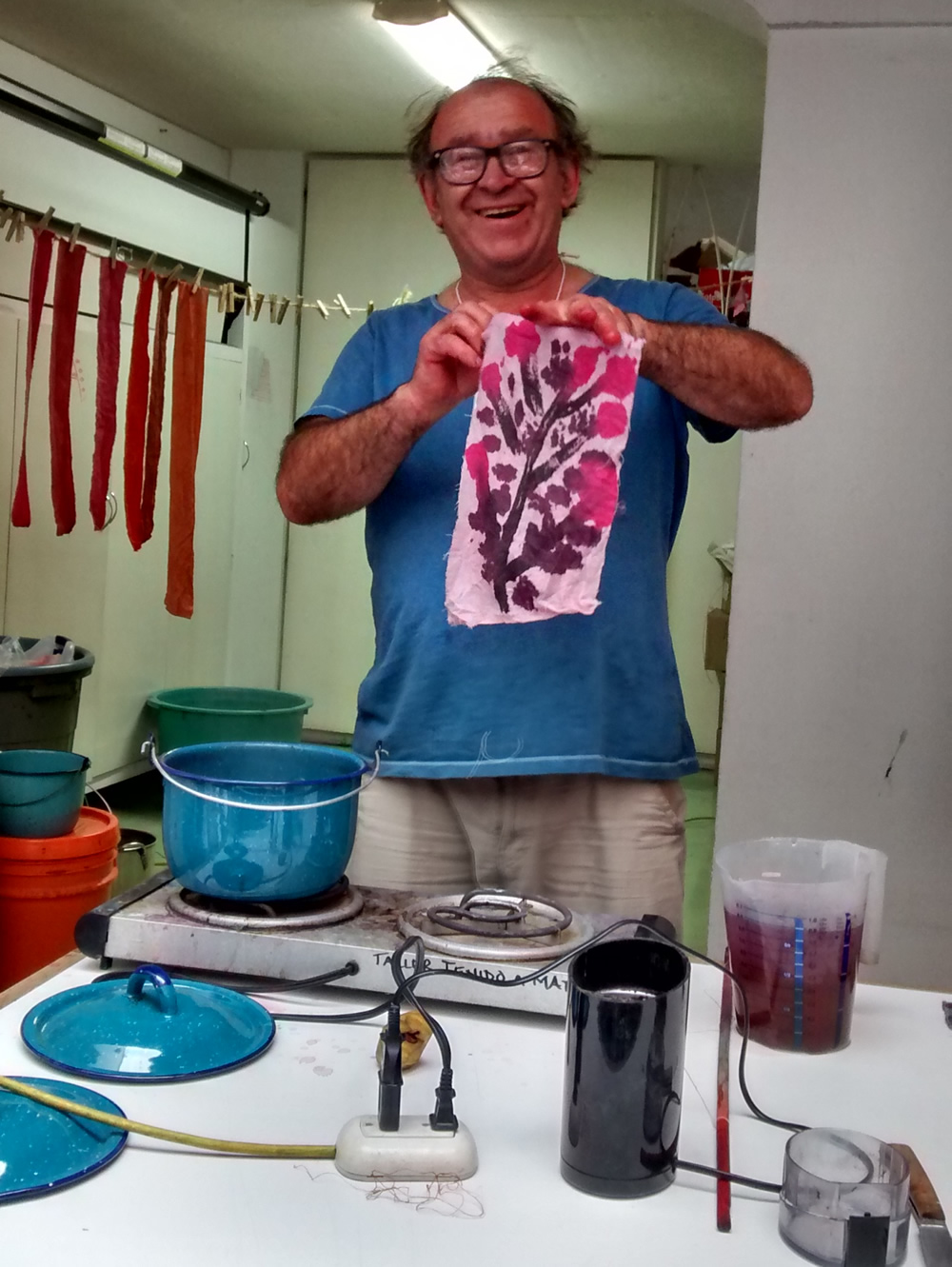 Michel garcia cochineal dyeing