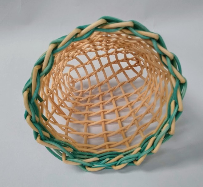 cane garlic basket